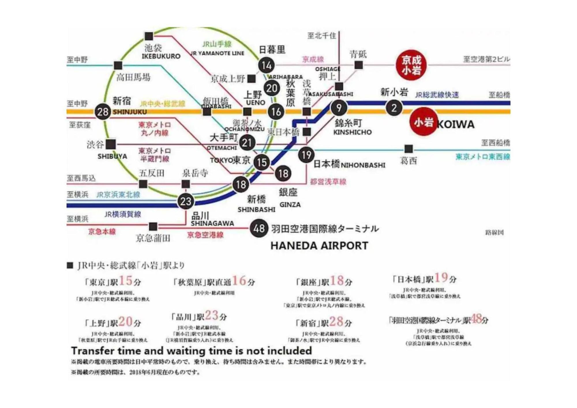 Jr 66Sqm 1F Family Suite 2Ldk Jr Koiwa-Keisei Koiwa-Asakusa-Oshiage-Shinjuku-Ueno โตเกียว ภายนอก รูปภาพ